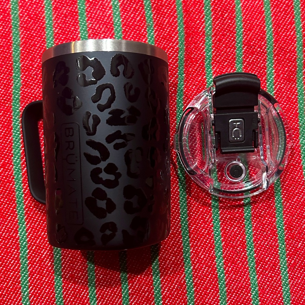 BRUMATE Toddy Black Leopard Mug